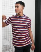 Original Penguin Multi Stripe T-shirt-red