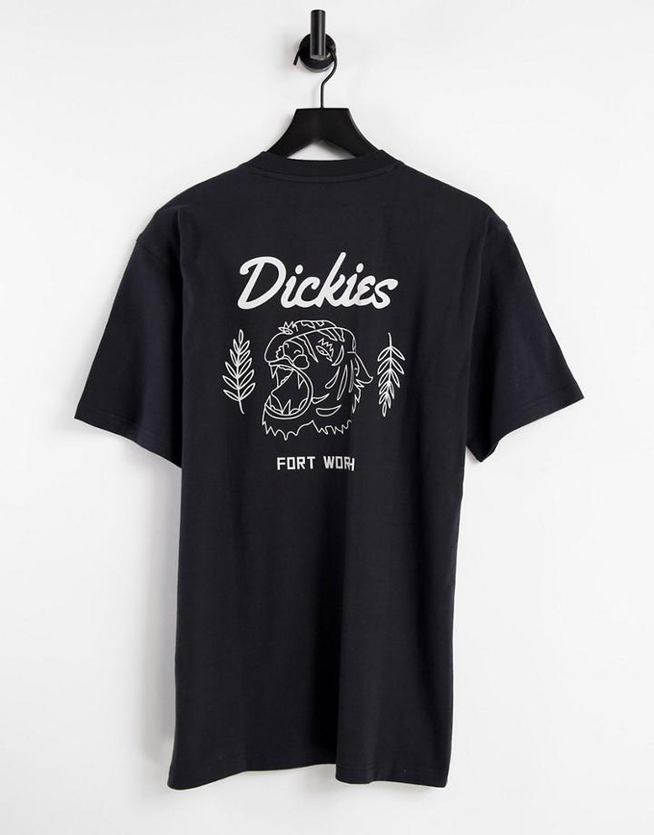Dickies Back Print T-shirt In Black