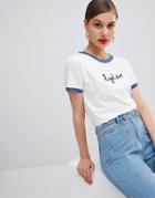 Ryder Embroidered Logo T-shirt - Blue