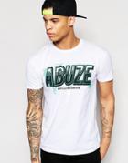 Abuze London T-shirt Abuze Logo - White