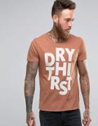 Nudie Dry Thirst T-shirt - Tan