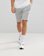 Asos Jersey Short With Geo-tribal Drawcord - Gray