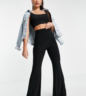 Club L London Tall Flared Pants In Black