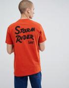 Lee Storm Rider T-shirt Orange - Orange