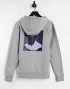 Berghaus U Heritage Back Print Hoodie In Gray-grey