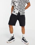 Jack & Jones Intelligence Tony Loose Fit Shorts In Black