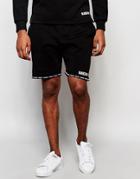 Rascals Shorts With Logo Piping - Black