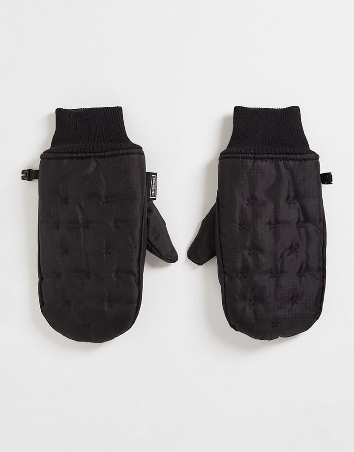 Consigned Padded Mittens In Black