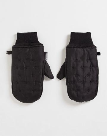 Consigned Padded Mittens In Black