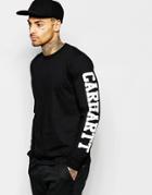 Carhartt Wip College Long Sleeve T-shirt With Sleeve Print