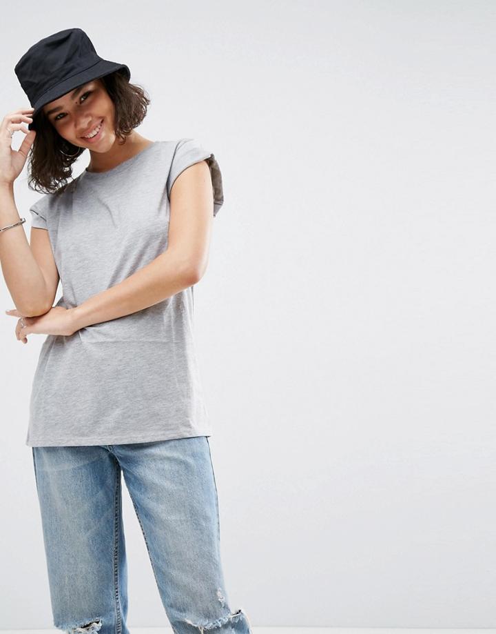 Asos Boyfriend T-shirt - Gray