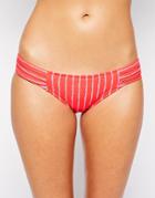 Seafolly Coastline Bikini Bottoms - Red Hot