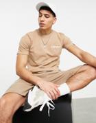 Ellesse T-shirt With Logo In Brown