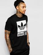 Adidas Originals T-shirt With Street Graphic Aj7719 - Black