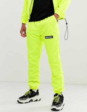 Night Addict Neon Trackpants - Yellow