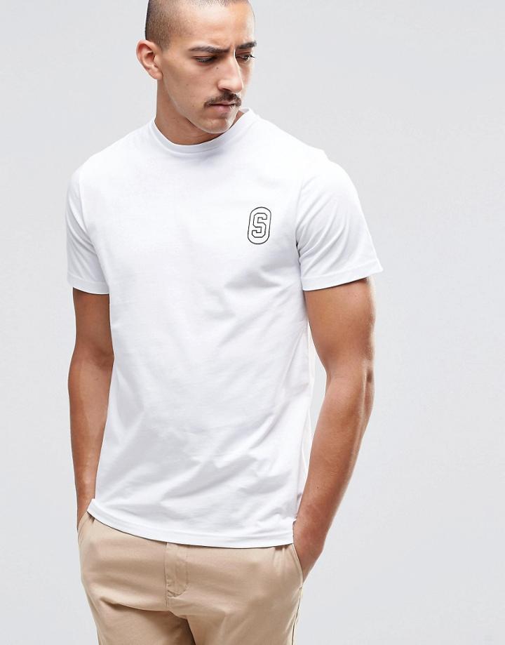 Playground S Chest T-shirt - White