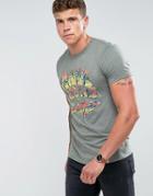 Maui Island Print T-shirt - Green