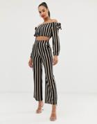 Club L Stripe Detail Pants - Multi