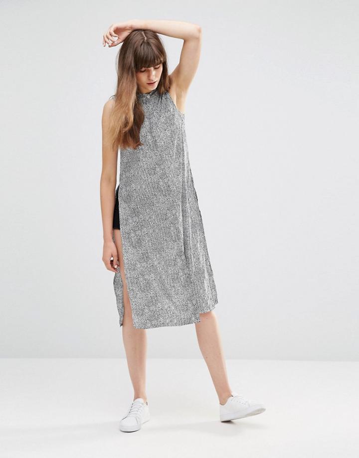 Noisy May Printed Button Through Tunic Top - Multi