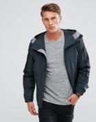 Jack & Jones Core Hooded Jacket With Storm Mask Feature - Navy