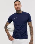 Nike Soccer Academy T-shirt In Navy