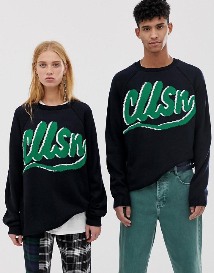 Collusion Unisex Logo Sweater - Blue