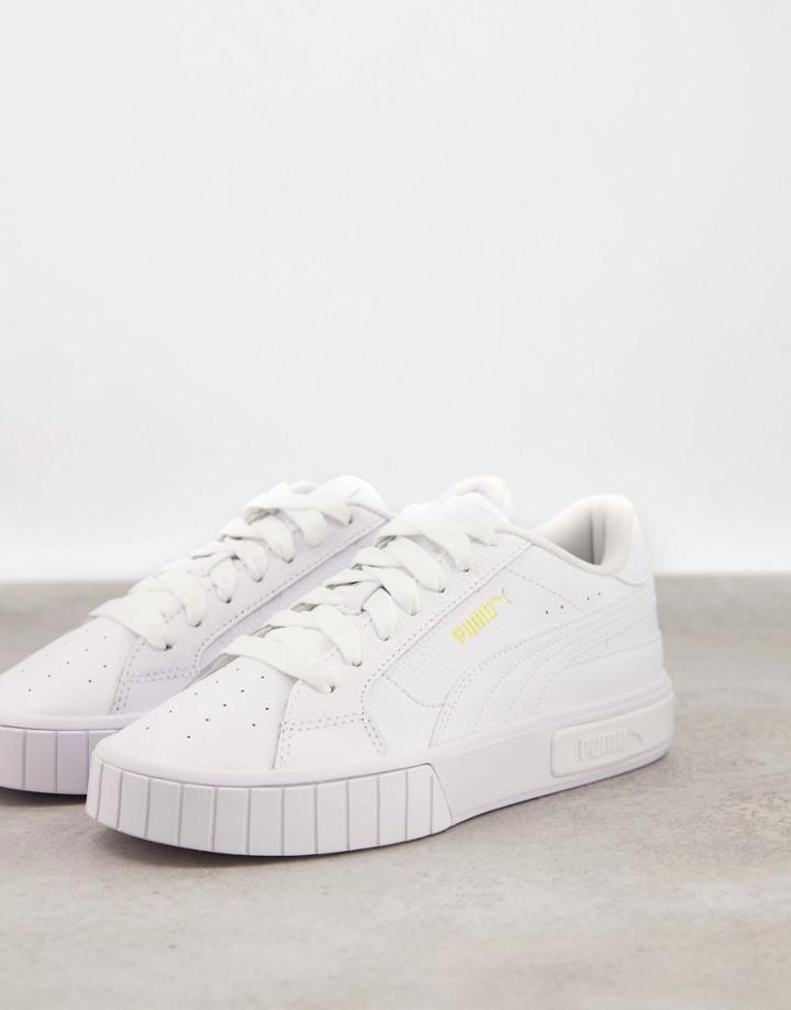 Puma Cali Star Sneakers In Triple White