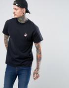 New Love Club Embroidered Tongue T-shirt - Black
