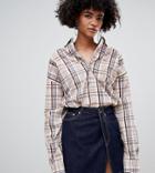 Weekday Limited Collection Wrap Denim Mini Skirt-blue