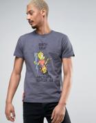 Alpha Industries T-shirt Cool Cat Regular Fit In Charcoal - Gray