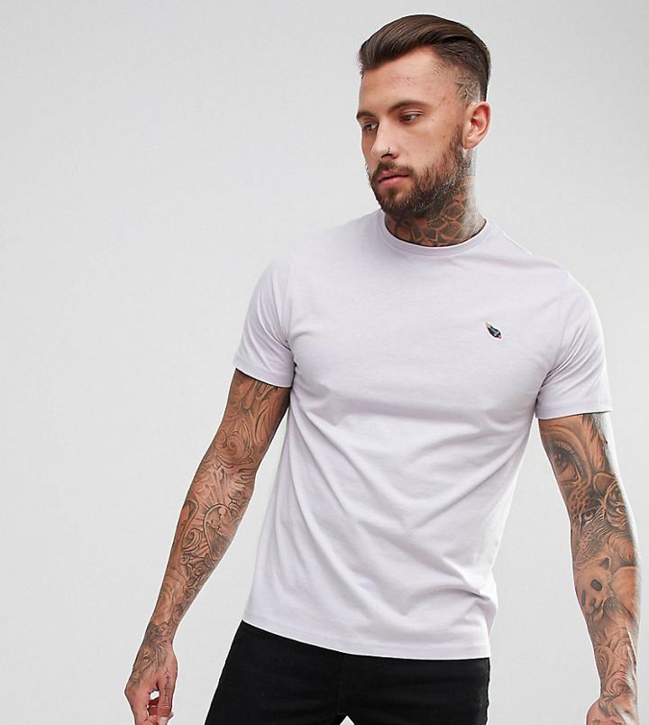 Brooklyn Supply Co T-shirt With Aubergine Emoji Embroidery - Green