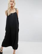 Weekday Strap Cami Dress - Black