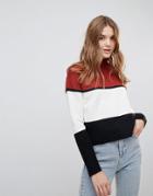 New Look Color Block Sweater - Multi