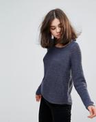 Vero Moda Textured Sweater - Navy