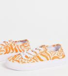 Asos Design Wide Fit Dizzy Lace Up Sneakers In Tiger Print-multi