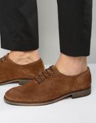 Selected Homme Bolton Perforated Shoes - Brown