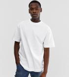 Collusion Tall Regular Fit T-shirt In White - White