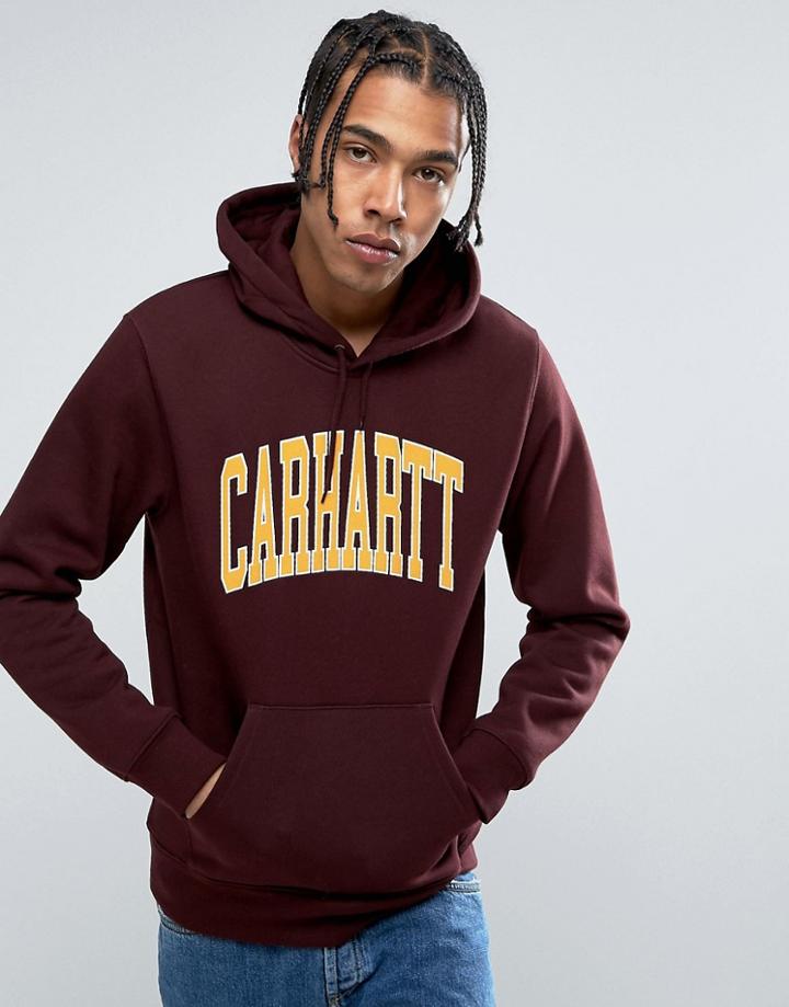 Carhartt Wip Division Regular Fit Hoodie - Red