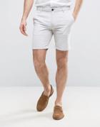 Selected Homme Ribbed Short - Gray