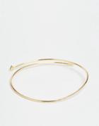 Designb London Arrow Cuff Bracelet - Gold