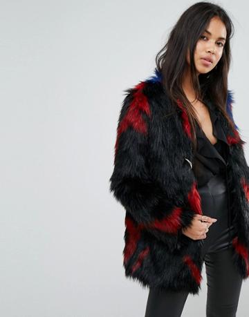 Ivyrevel Multi Color Fur Coat - Multi