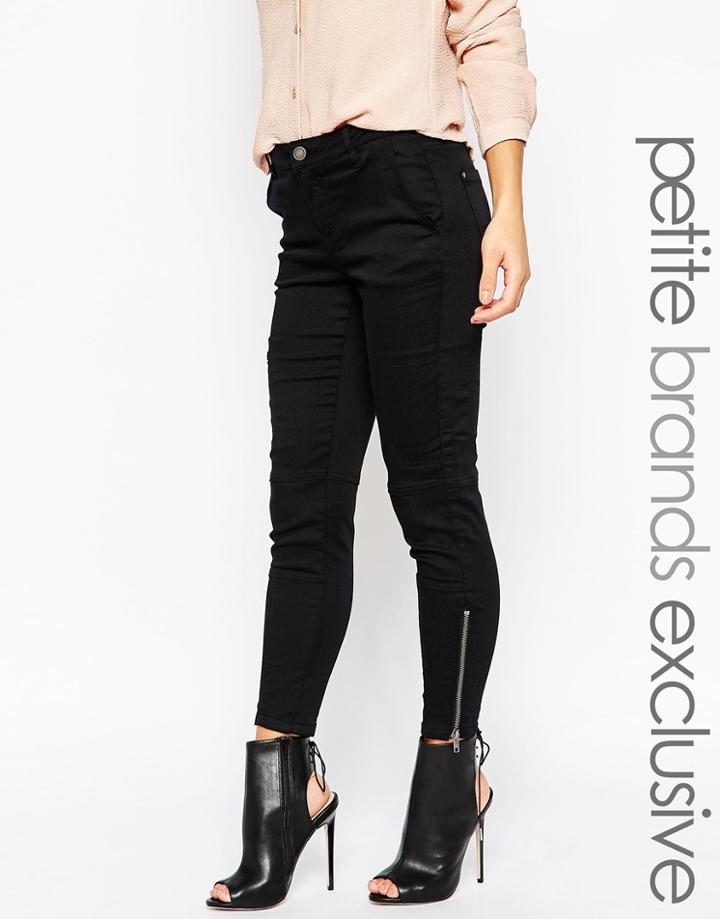 Vero Moda Petite Ankle Grazer Jean - Black