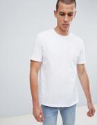 Asos Design Boxy Fit T-shirt In White - White