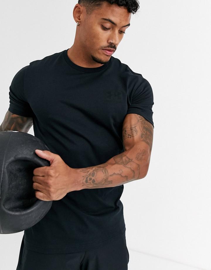Under Armour Training Logo T-shirt In Black