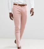 Noak Skinny Suit Pants - Pink