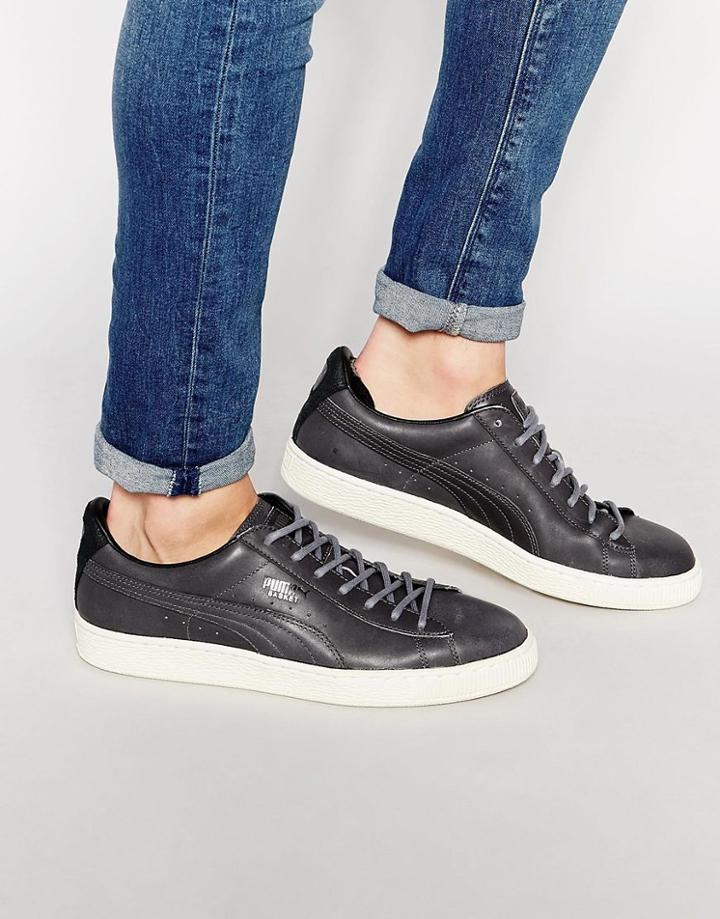 Puma Basket Citi Series Sneakers - Gray