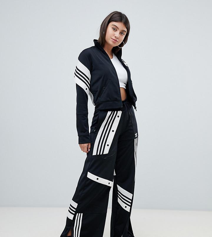 Adidas Originals X Danielle Cathari Deconstructed Track Pants In Black - Black