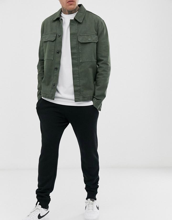 French Connection Slim Fit Sweatpants-black
