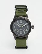 Timex Expeditionscout Watch In Green Tw4b04700 - Green
