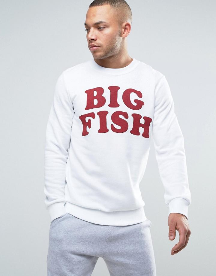 Esprit Sweatshirt With Graphic Print - White